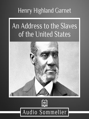 cover image of An Address to the Slaves of the United States